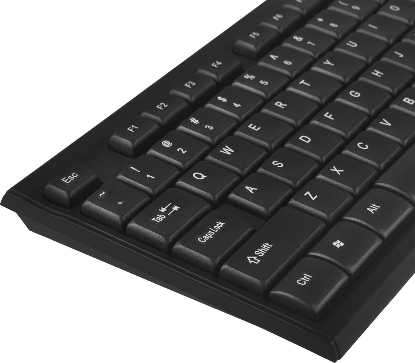 Set tastierë dhe maus NanoRS RS580, wireless 2.4GHz, 1200 DPI, i zi