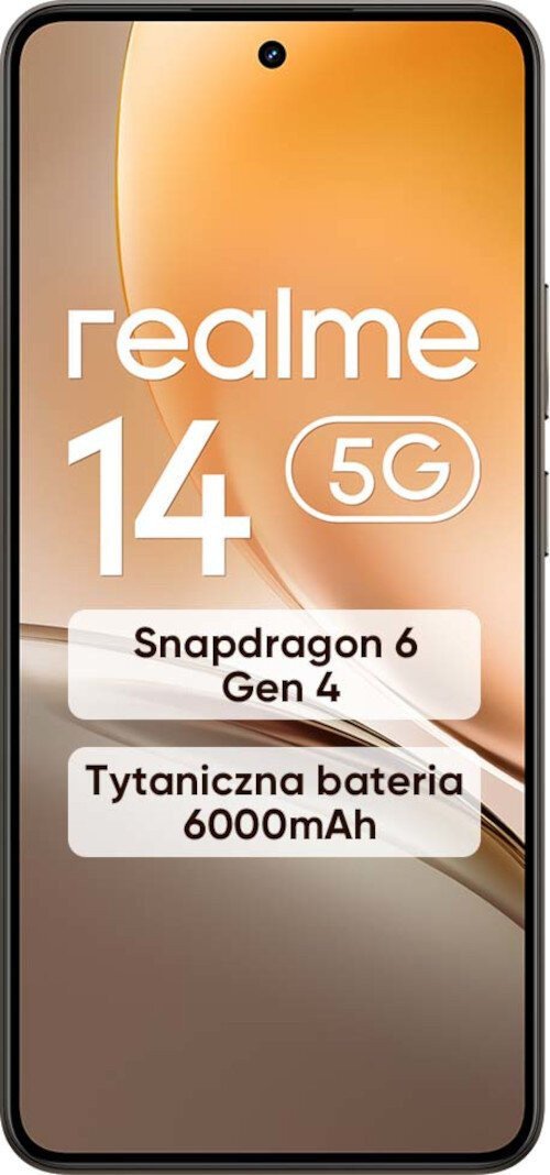 Telefoni Realme 14 5G, 6.67" AMOLED 120Hz, 6000mAh, i zi