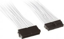 Kabllo zgjatuese ATX 24 pin SilverStone PP07, 0.3m, zezë bardh