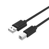 Kabllo Unitek, USB A / USB B, 5 m, e zezë