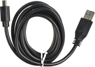 Kabllo USB Partner Tele.com USB A në USB C, 2 m, e zezë