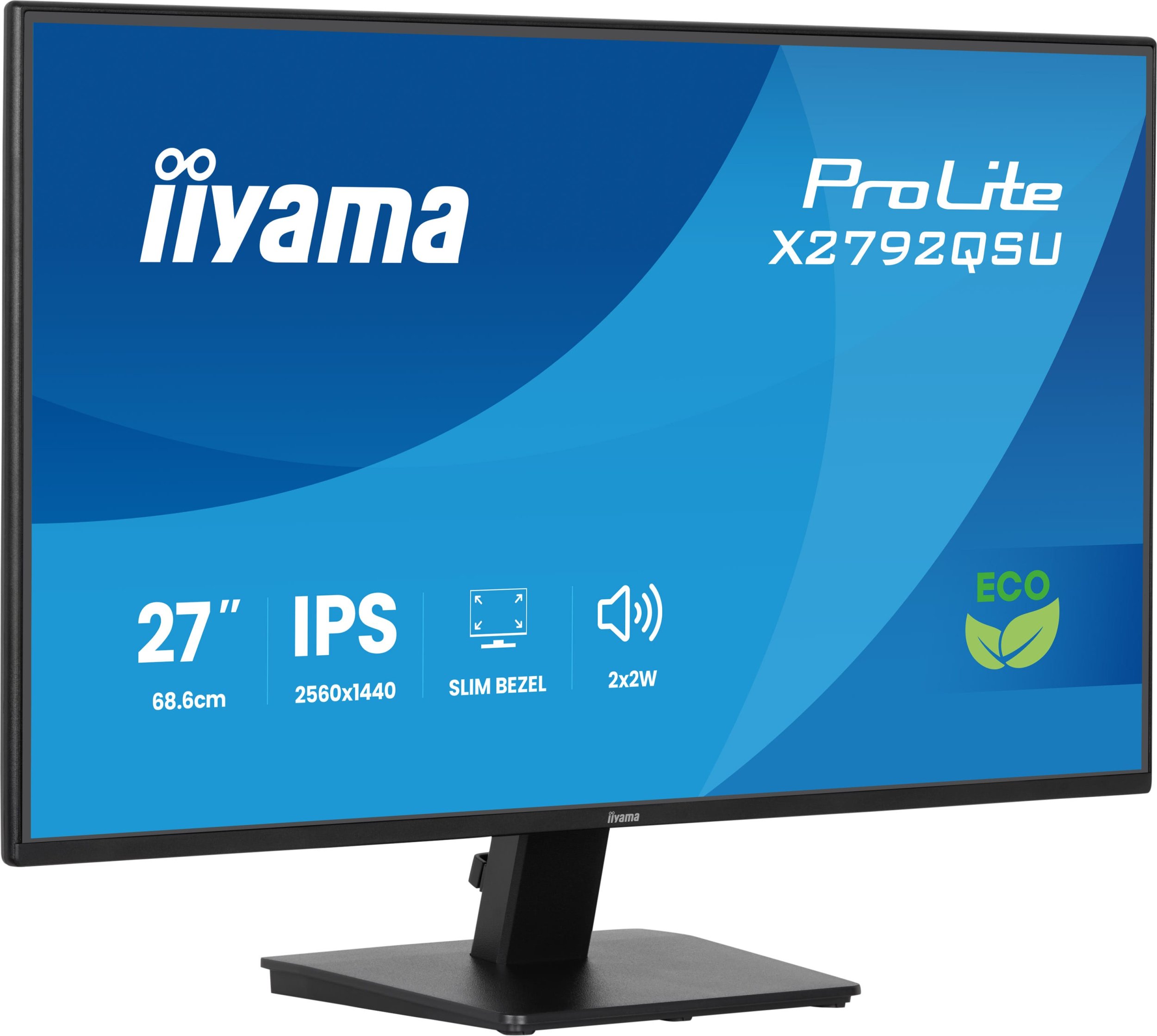 Monitor Iiyama ProLite X2792QSU, 27", QHD IPS, kornizë e hollë