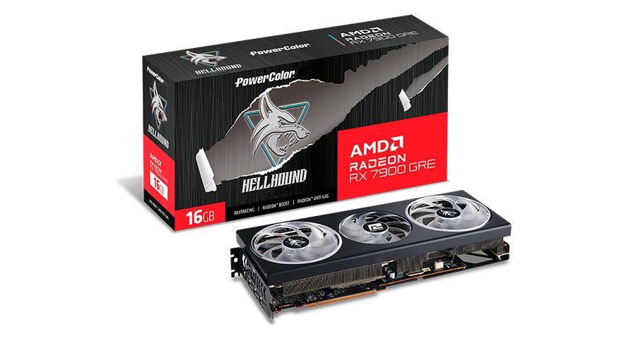 Kartë grafike PowerColor AMD Radeon RX 7900 GRE, OC, 16 GB GDDR6