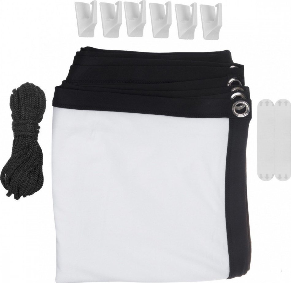 Ekran projekcioni Maclean MC-980, 84", format 16:9, i bardhë