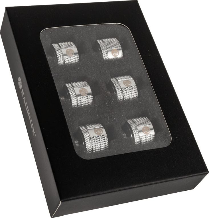 Set lidhësash kompresioni Raijintek Pelias D141806, G1/4", për tuba 14 mm, të bardhë