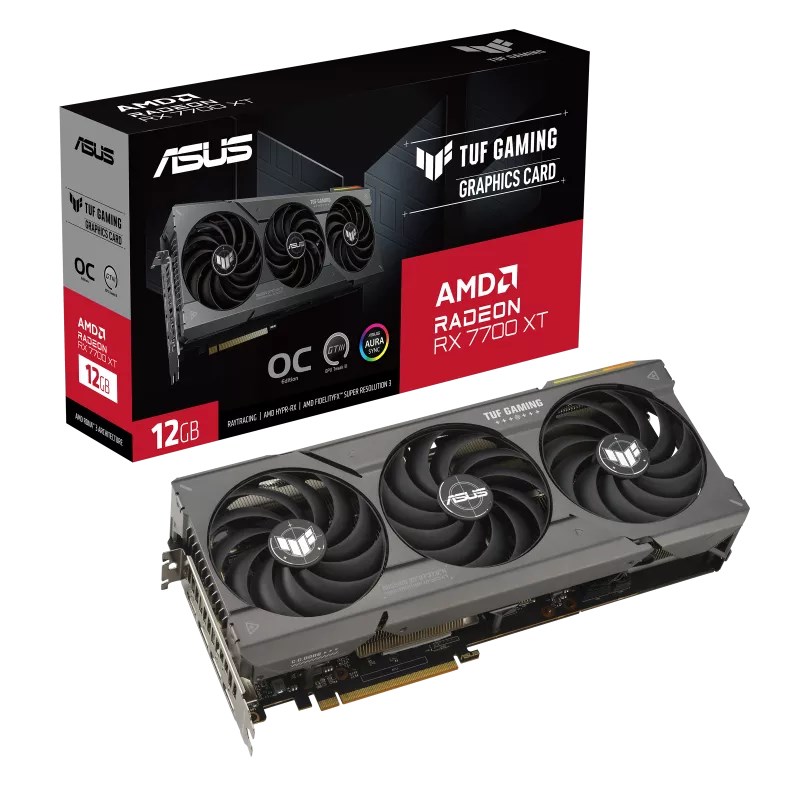 Kartelë grafike Asus TUF Gaming Radeon RX 7700 XT OC 12GB GDDR6