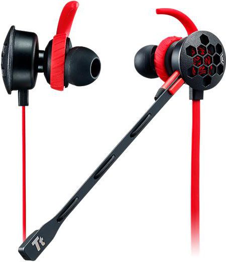 Dëgjuese Ttec Isurus Pro, të kuqe/ të zeza