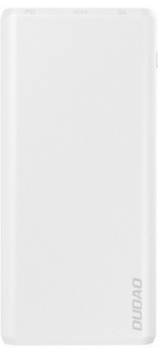 Powerbank Dudao K12Pq, 10000mAh, karikim i shpejtë 18W, i bardhë