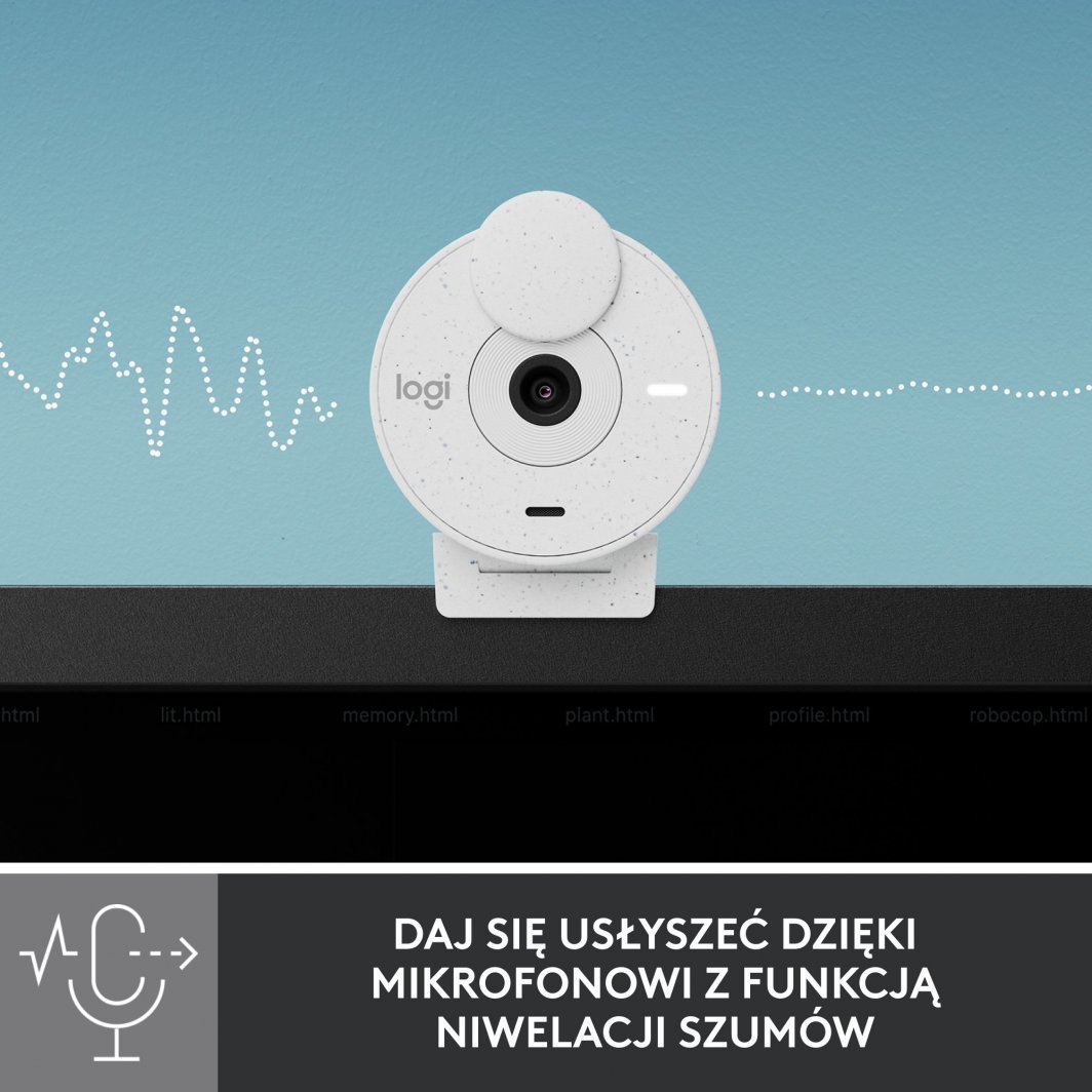 Ueb-kamerë Logitech Brio 300 (960-001442), e bardhë