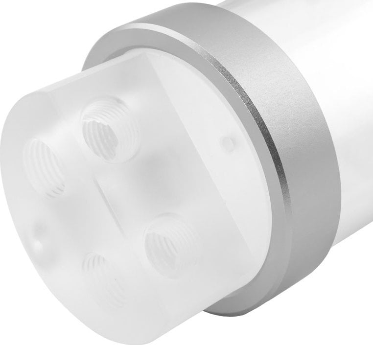 Rezervuar ftohjeje uji Singularity Computers Protium 250mm, 60mm, Silver Frosted