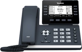 Telefoni IP Yealink, 8 linja, ekran LCD, i zi