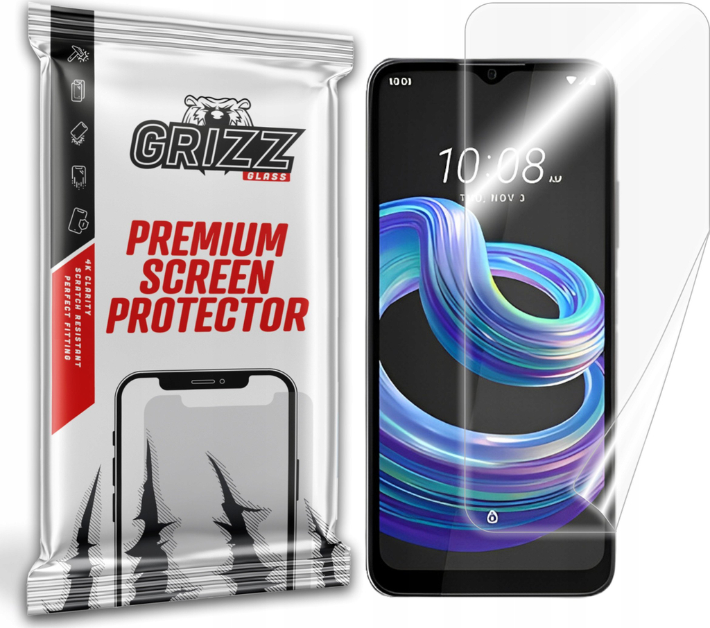 Qelq mbrojtës Grizz CeramicFilm për HTC Wildfire E3 Lite, keramik, transparent