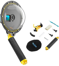 Dome port uji TELESIN për DJI Osmo Action 4 3, i papërshkueshëm nga uji, transparent