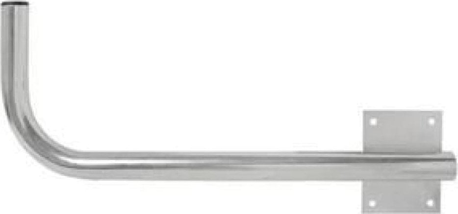 Mbajtëse ballkoni për antenë Libox SAT 60 cm, alumin, e majtë, e argjendtë