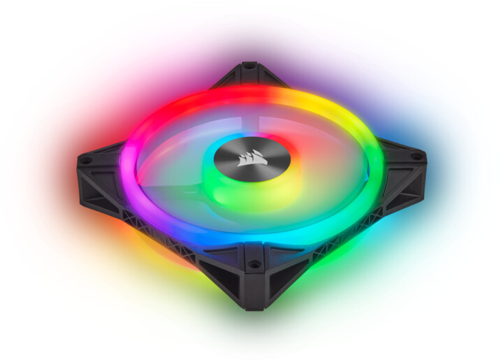 Ftohës Corsair iCUE QL120 RGB, 120mm, i zi