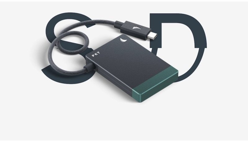 Lexues kartelash Angelbird PKT SD, USB C 3.2 Gen 1, për SDXC UHS II, gri