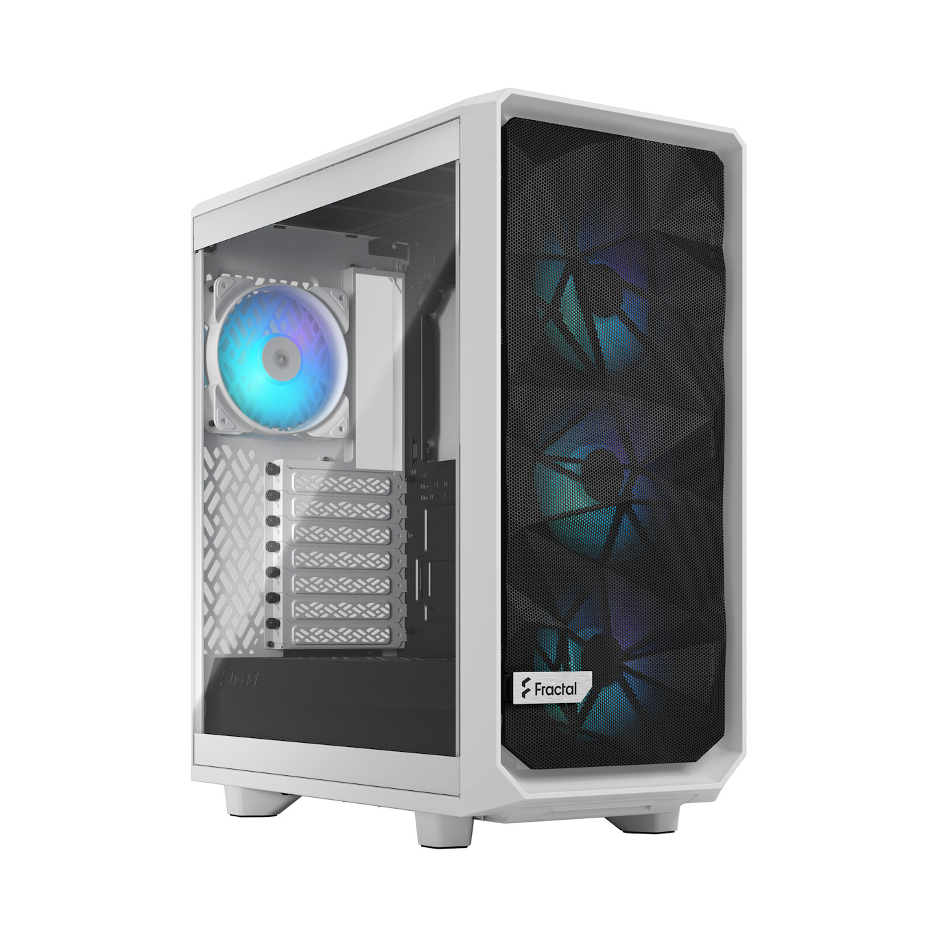 Kasë për PC Fractal Design Meshify 2 Compact RGB, e bardhë