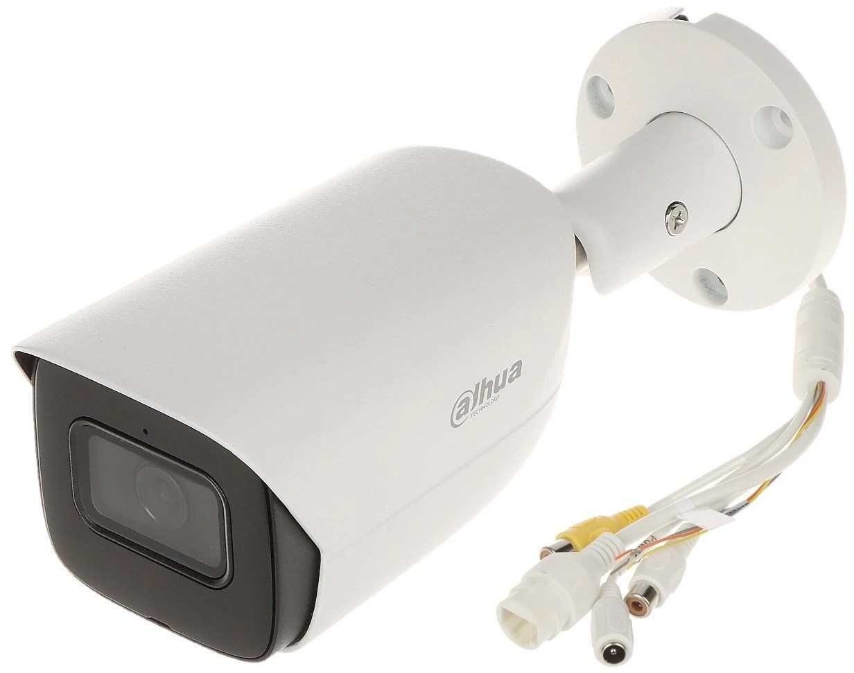 Kamerë IP DAHUA IPC-HFW3842E-AS, 8MP, 2.8mm, IP67, e bardhë