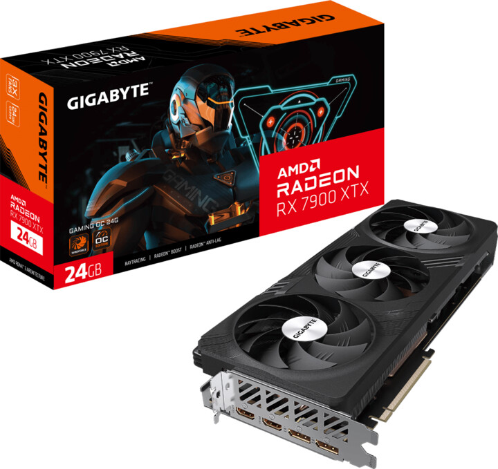Kartelë grafike GIGABYTE Radeon RX 7900 XTX GAMING OC 24G, 24GB GDDR6