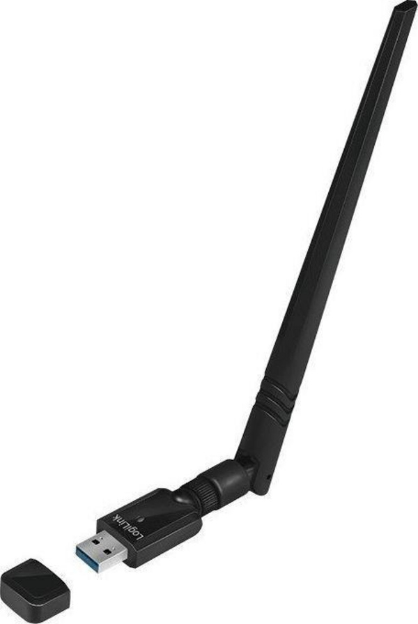 Kartelë e jashtme e rrjetit LogiLink WL0246, Wi-Fi 5, 1200 Mbps, e zezë