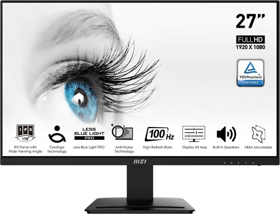 Monitor MSI PRO MP273A, 27", Full HD, i zi