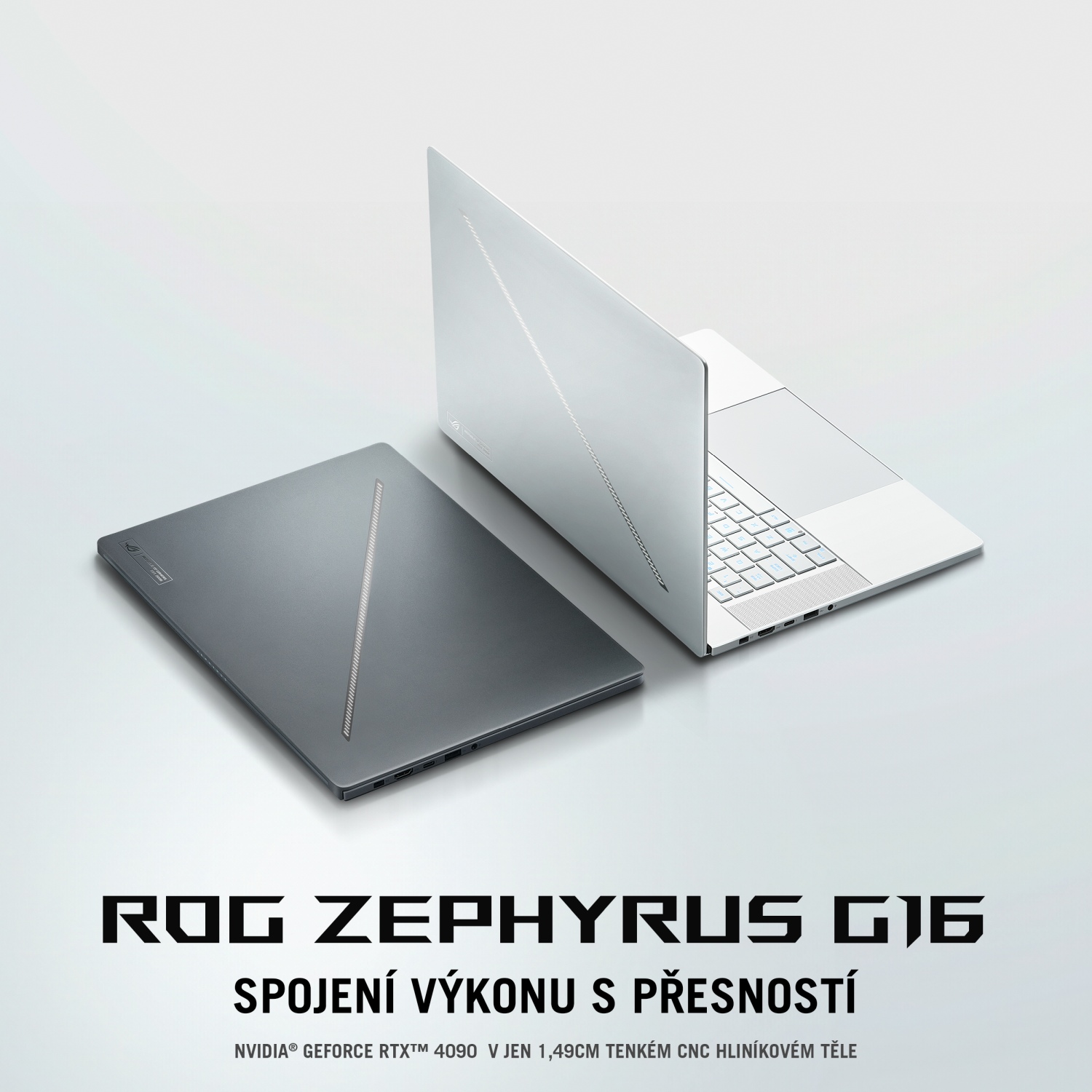 Laptop ASUS ROG Zephyrus G16 GU605MZ, 16", WQXGA, Intel U9-185H, NVIDIA GeForce RTX 4070, 32GB RAM, 1TB SSD, i bardhë