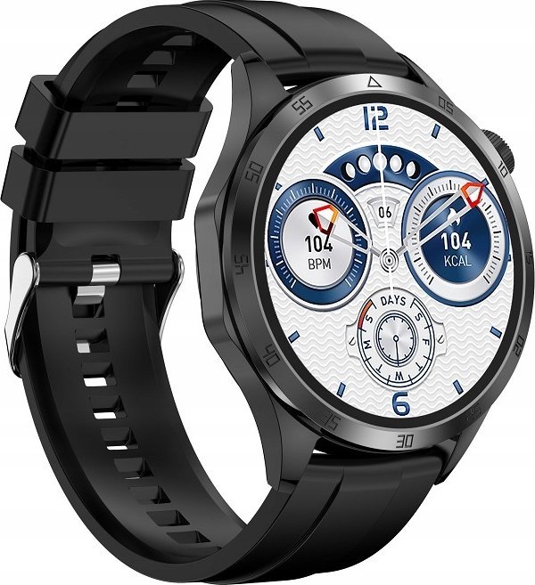 Ora inteligjente Platinet Port Watch, Bluetooth, NFC, 270mAh, e zezë