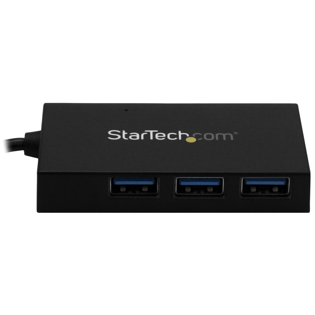 Qendër USB StarTech, 4 porte, USB-A/USB-C, 5Gbps, e zezë