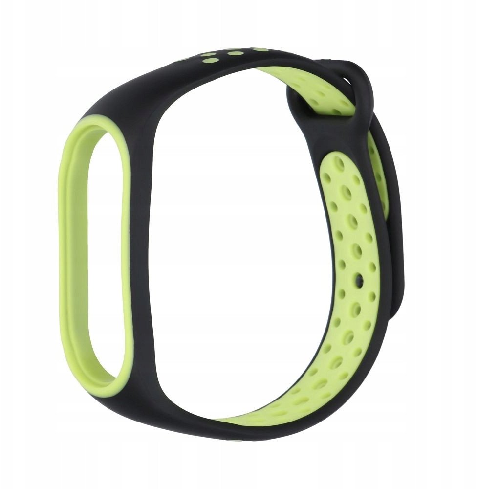 Rrip sportiv për Xiaomi Mi Band 5 6 7, silikon, i gjelbër