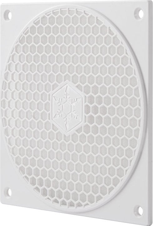 Kapak ventilatori SilverStone, 120mm, filtër pluhuri, i bardhë
