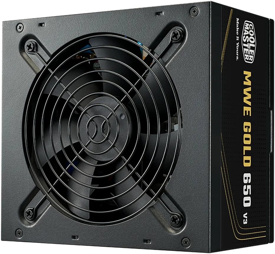 Напојување Cooler Master MWE Gold 650 V3, 650W, 80 Plus Gold, црно