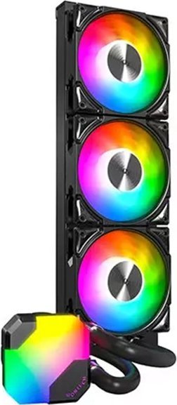 Ftohës CPU Montech HyperFlow ARGB 360, All in One, radiator 360mm, i zi