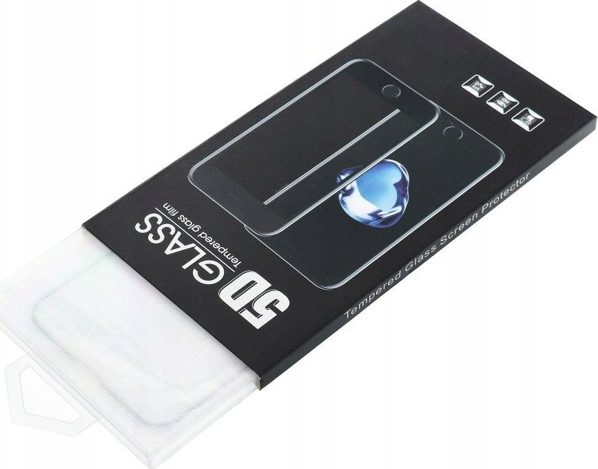 Xham mbrojtës 5D për iPhone 14 Pro Max, Full Glue, mat, i zi