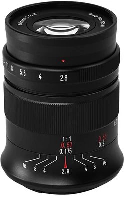 Објектив 7artisans Photoelectric 60mm f/2.8 Macro MKII за Nikon Z, макро, црн