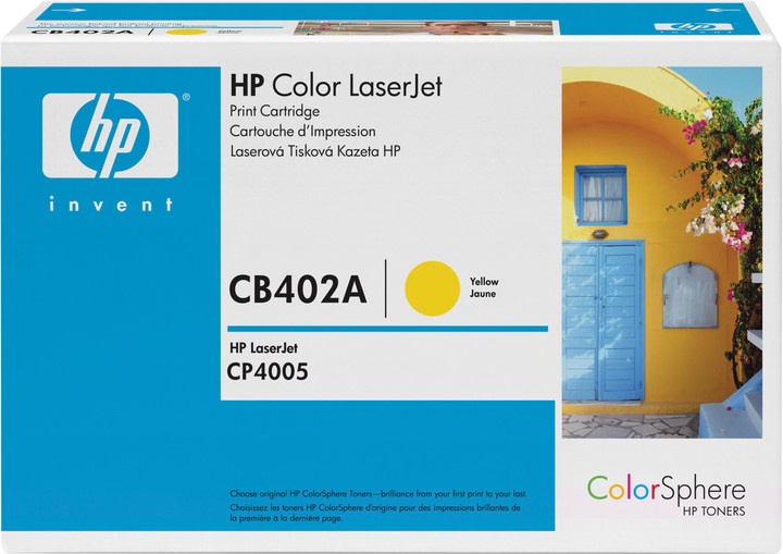 Toner HP CB402A, i verdhë