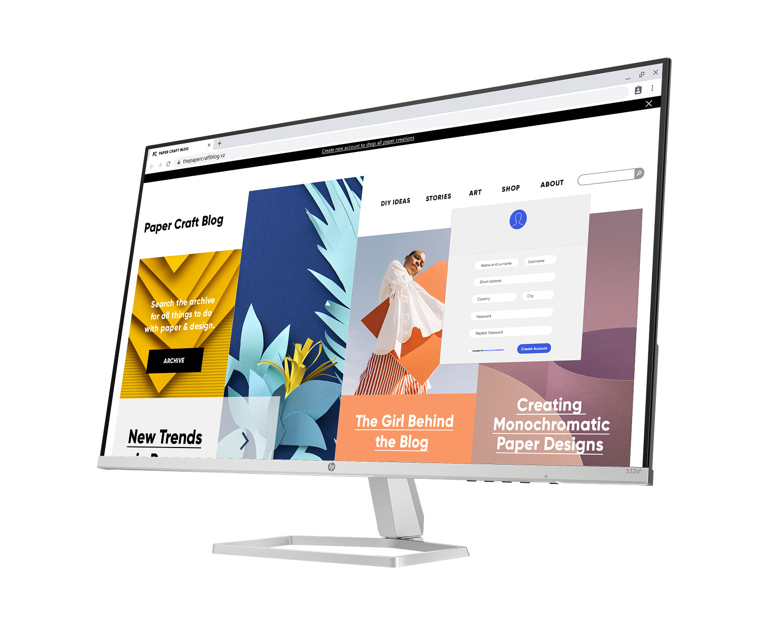 Monitor HP Series 5 532sf, 31.5" FHD, 100Hz, i zi