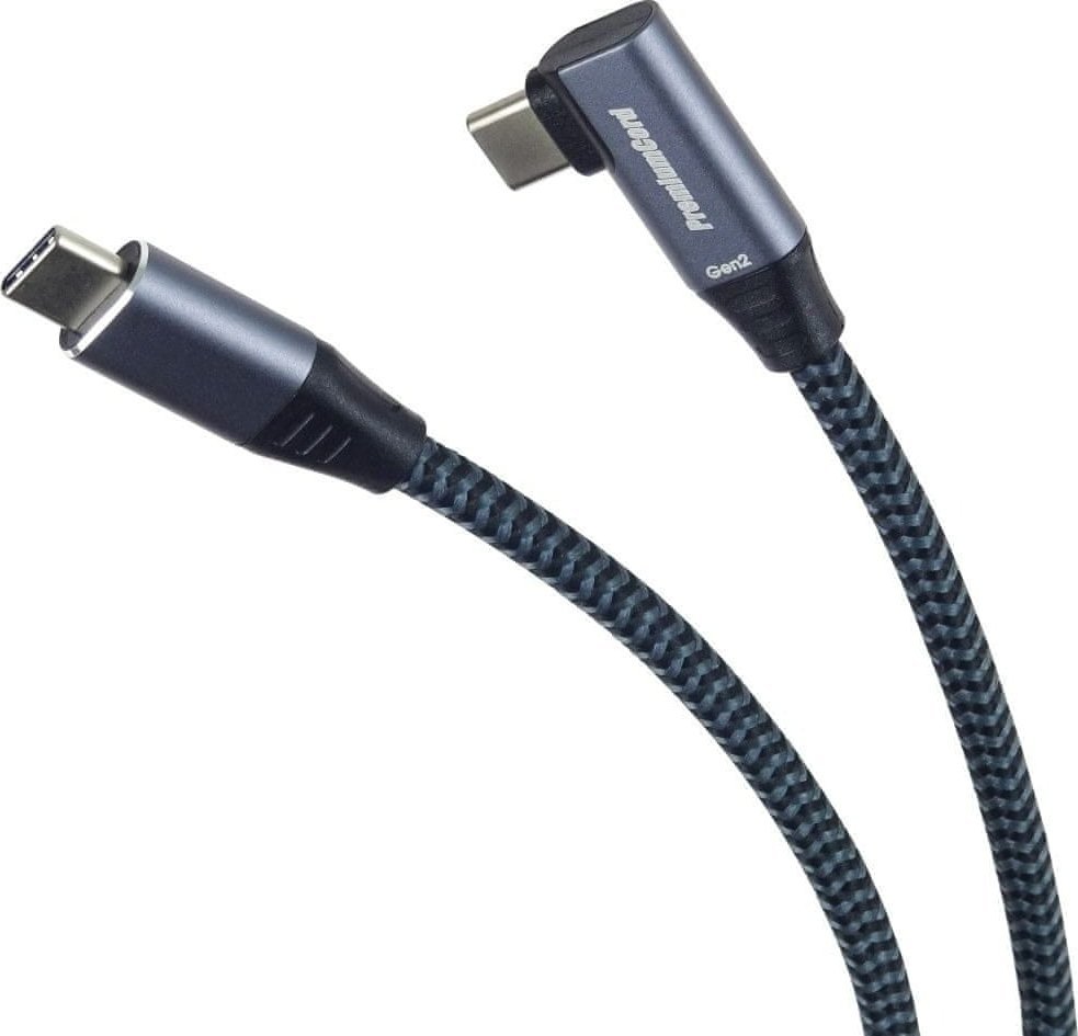 Kabllo USB PremiumCord ku31cu1, USB C në USB C, 1 m, e kuqe blu