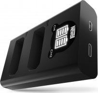 Set karikuesi me bateri Newell Xtra Power Set XL, DL USB C, 2x EN EL14, për Nikon