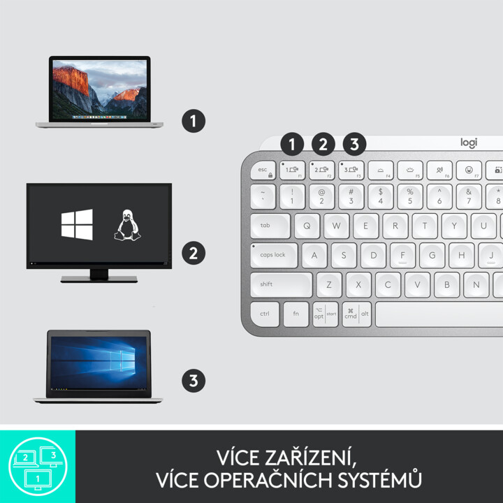 Tastierë Logitech MX Keys Mini, US / INT, e hirtë
