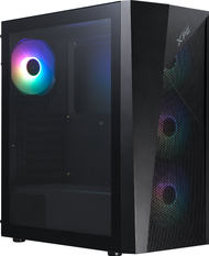 Kutia kompjuterike XPG LANDER 500, ATX MATX Mini ITX, 4 flladitëse ARGB 120 mm, e zezë