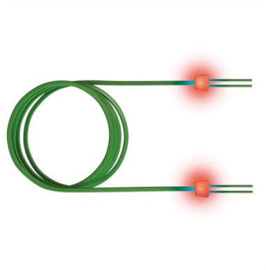 Kabllo optike SaCon EasyLan FO LED Patch Cord Premium, SC në LC, OM3 50/125, 3m, aquamarine