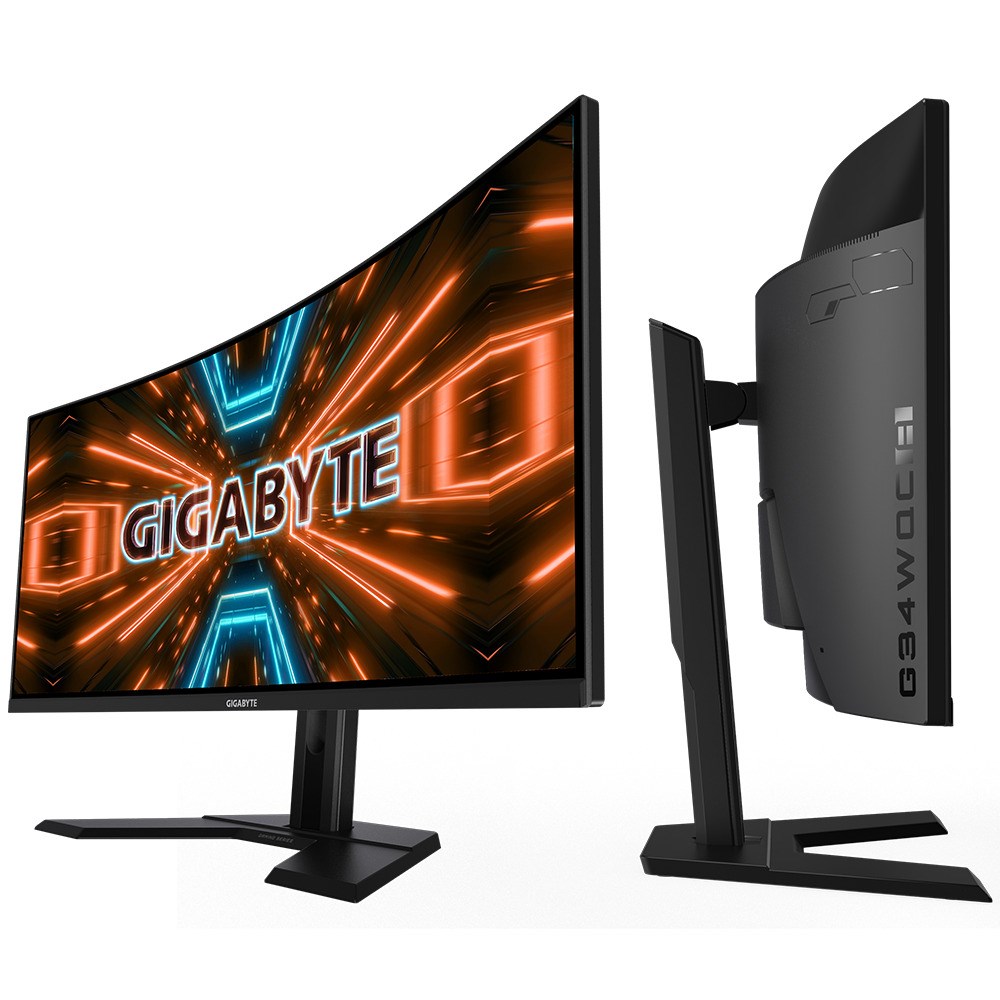 Monitor Gigabyte G34WQC A, 34", 3440 x 1440, UltraWide Quad HD, 144 Hz, i zi