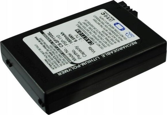 Bateri për konzolë lojërash Sony PSP, Li ion, 3.7V, 1800mAh