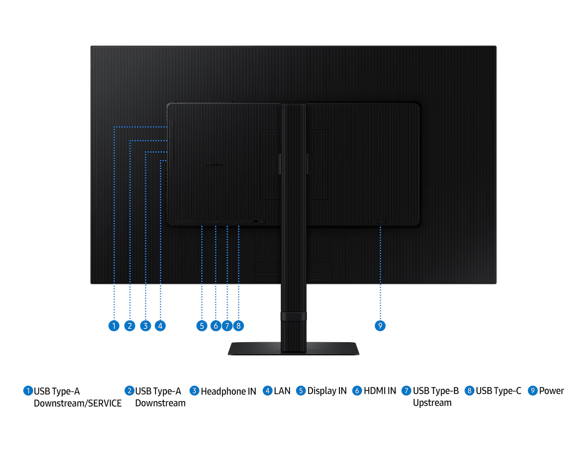 Monitor Samsung ViewFinity S8 (S80UD), 32", 4K UHD, i zi