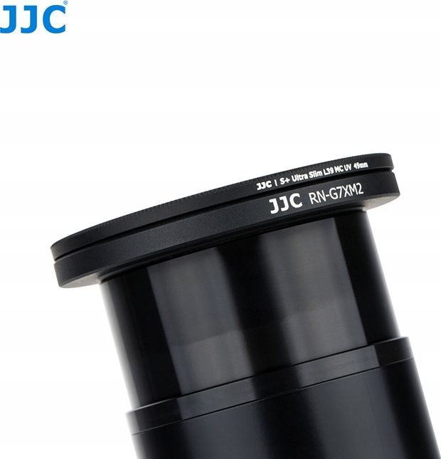 Set adapter filtri JJC RN-G7XM2 për Canon G7X Mark II, 49mm, metalik, i zi