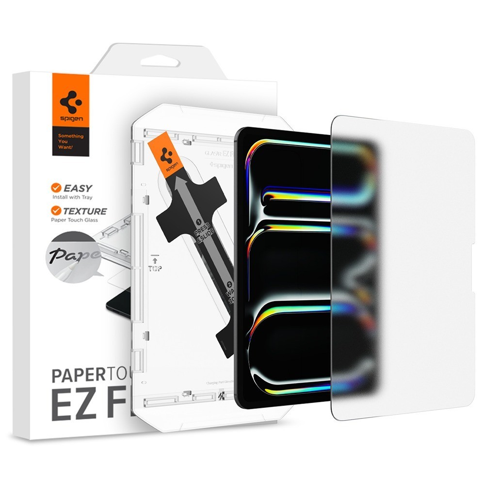 Mbrojtës ekrani Spigen Tempered Glass për iPad Pro 11" M4 2024, 9H, mat, transparent