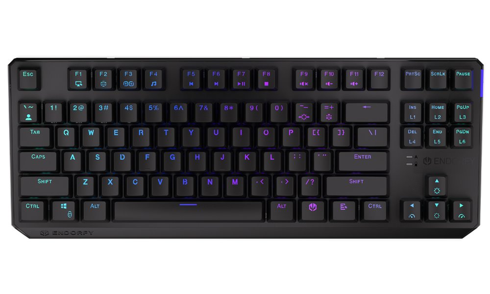Tastierë Endorfy Thock TKL Wireless, Kailh Box Black, US