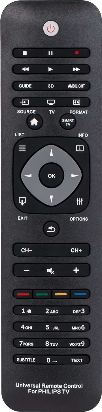 Telekomandë universale për TV LCD LED 5901890036764, e zezë