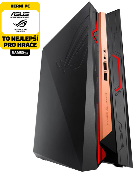 Kompjuter ASUS ROG GR8 II-6GT017Z, Intel Core i5, 16GB RAM, NVIDIA GeForce GTX 1060, 128GB SSD + 1TB HDD, i zi