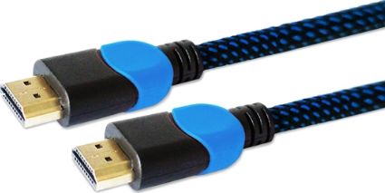 Kabllo Savio HDMI - HDMI, 3m, e kaltër